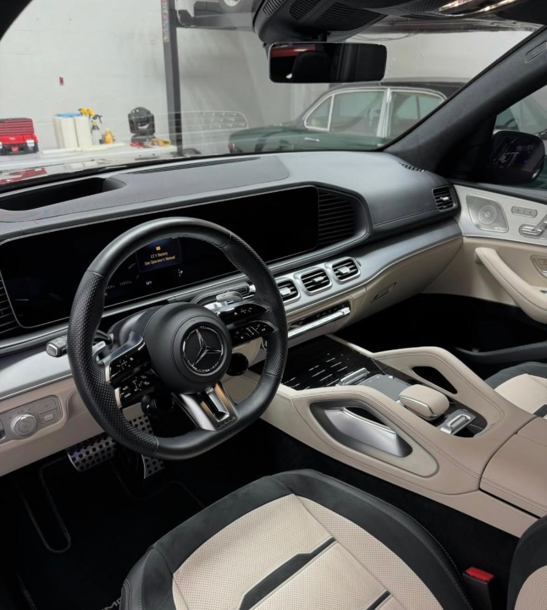 Freshly detailed Mercedes-AMG interior by LT Detailing